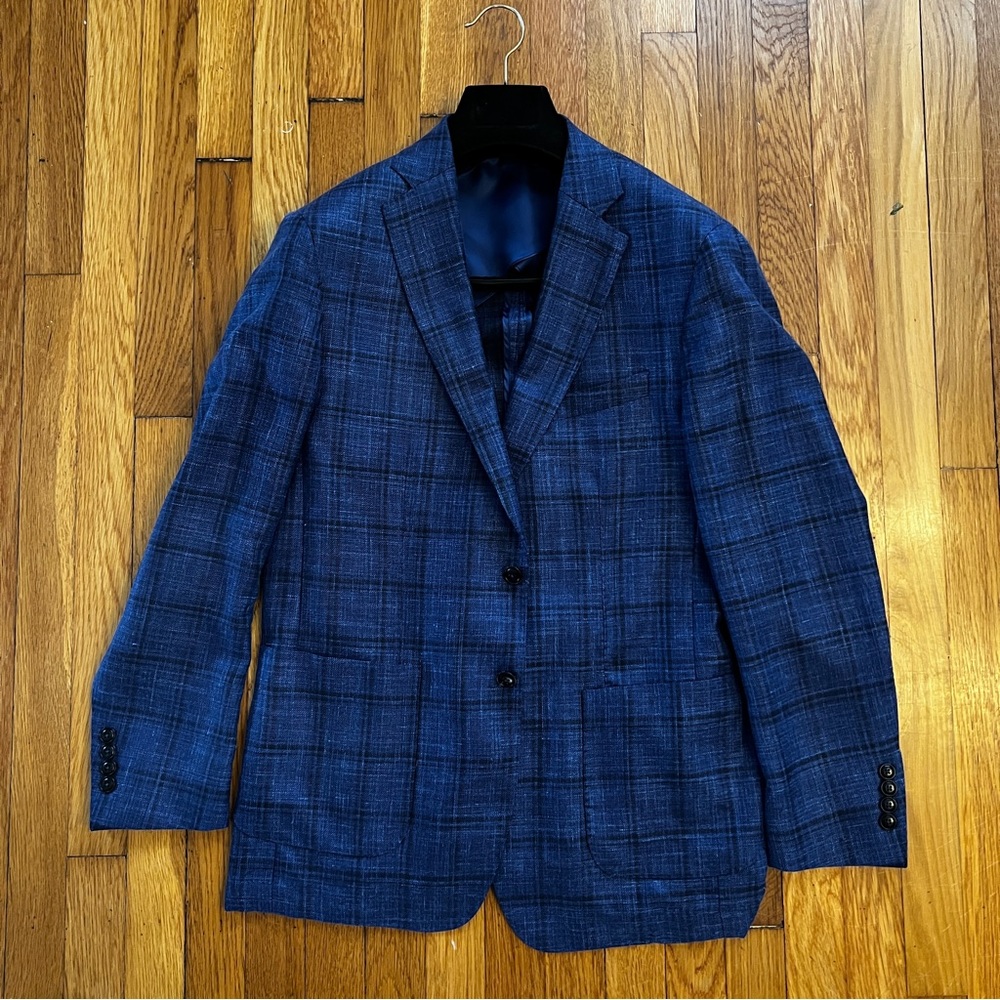 Peter Millar Windowpane Sport Coat / Blazer